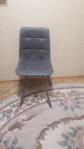 Стул на металлокаркасе Чилли синий / белый фото покупателя 800