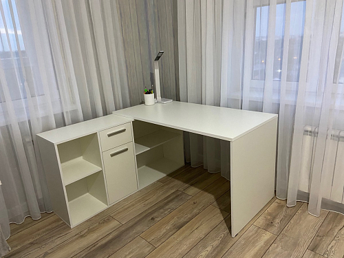 Письменный стол Лайт 03.245F белый гладкий 101 фото покупателя 200