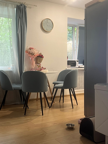 Стул на металлокаркасе Gabi dark beige / black / silver фото покупателя 126