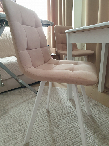 Комплект стульев Чилли 4 шт темно-серый / черный фото покупателя 319