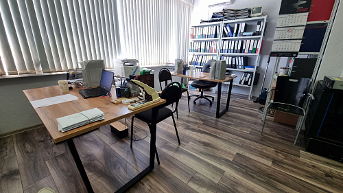 Деревянный стол Лота Лофт 120х75 белый матовый / дуб крафт золотой фото покупателя 1014