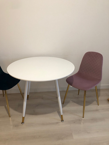 Стул на металлокаркасе Dabl wine red фото покупателя 141