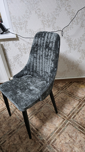 Стул на металлокаркасе Kora black / gray фото покупателя 403