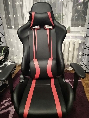 Компьютерное кресло Blok light blue / black фото покупателя 14