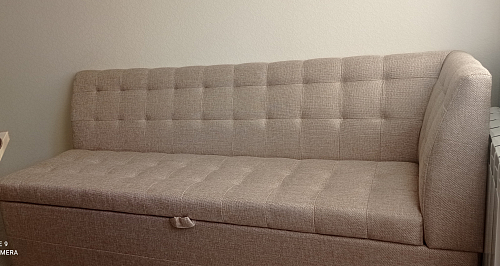 Кухонный диван Бриз левый рогожка berat ментоловая фото покупателя 10