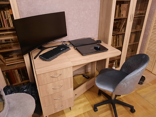 Стол-книжка Глория 606 М с ящиками дуб сонома фото покупателя 23