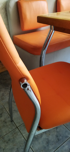 Стул на металлокаркасе LH-68 aquamarine (46tp) фото покупателя 1