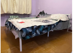 Односпальная кровать Фади 80х200 черная фото покупателя 1059