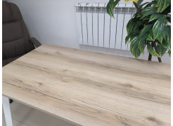 Стол Тринити Лофт 120 32 мм бетон / черный матовый фото покупателя 14