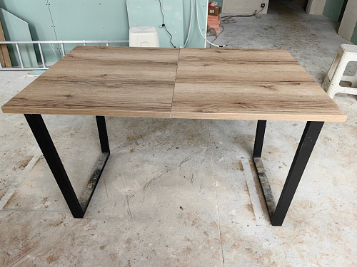 Стол Лота Лофт 120 25 мм дуб делано темный / черный матовый фото покупателя 299