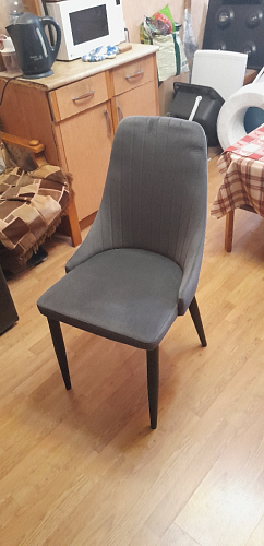 Стул на металлокаркасе Kora beige / black фото покупателя 231