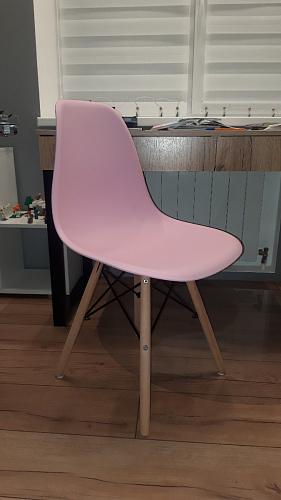 Пластиковый стул Eames PC-015 желтый фото покупателя 93