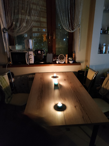 Деревянный стол Лота Лофт 140х80 черный матовый / бетон светлый фото покупателя 359