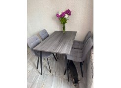 Стул на металлокаркасе Чилли розовый / черный каркас фото покупателя 371