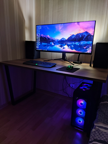 Деревянный стол Лота Лофт 120х75 белый матовый / дуб крафт золотой фото покупателя 798