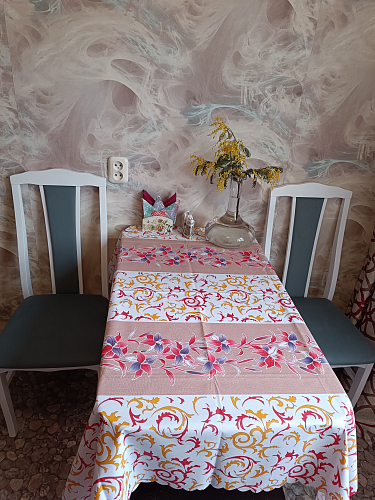 Деревянный стул Гроджин бежевый / молочный фото покупателя 2