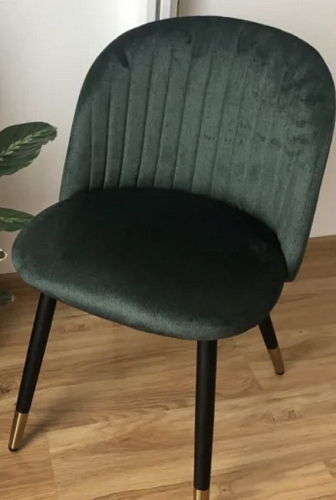 Стул на металлокаркасе Gabi 1 line light blue / black фото покупателя 88