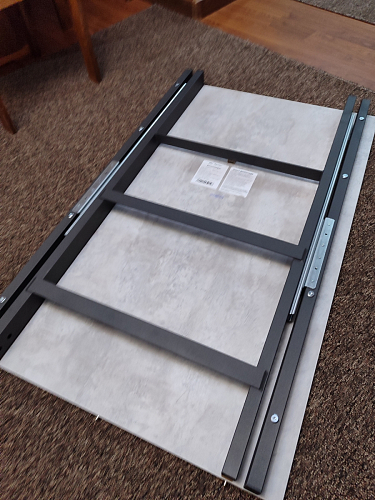 Стол Центавр бетон / графит фото покупателя 58