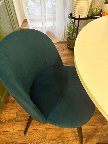 Стул на металлокаркасе Gabi 1 light purple / black фото покупателя 638