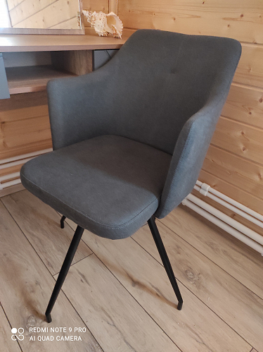 Кресло Санда шенилл синий фото покупателя 1