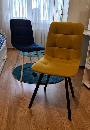 Стул на металлокаркасе Чилли бирюзовый / черный фото покупателя 967