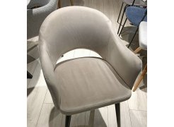 Стул на металлокаркасе Bruno жаккард латте из шоурума 2