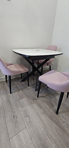 Стул на металлокаркасе Kora white / gray фото покупателя 371