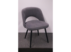 Стул на металлокаркасе Сандвикен velutto 05 / черный из шоурума 1