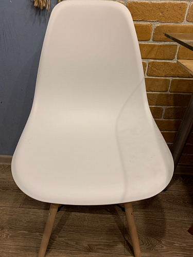 Пластиковый стул Eames PC-015 серо-голубой / дерево фото покупателя 398