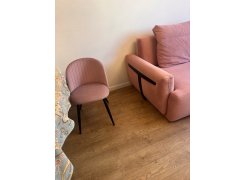 Стул на металлокаркасе Gabi 1 light purple / black фото покупателя 570