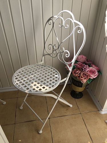 Стул Love Chair/Лав Чаир античный белый фото покупателя 3