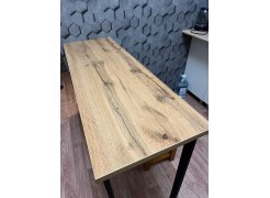 Барная стойка Дилан Лофт 120х40х90 бетон светлый фото покупателя 31