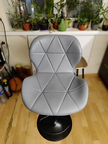 Барный стул Trio white / chrome фото покупателя 3