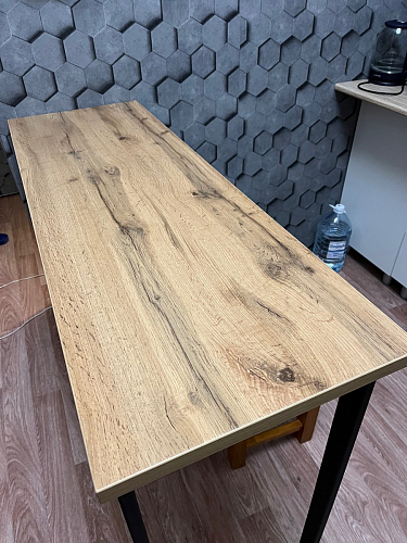 Барная стойка Дилан Лофт 120х40х98 дуб делано темный фото покупателя 31