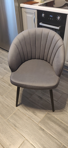 Стул на металлокаркасе Бэнбу velutto 32 / черный фото покупателя 5