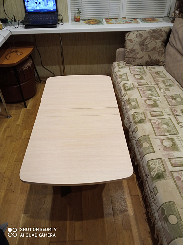 Стол-книжка СтК6 венге / дуб молочный высота 54 см фото покупателя 43