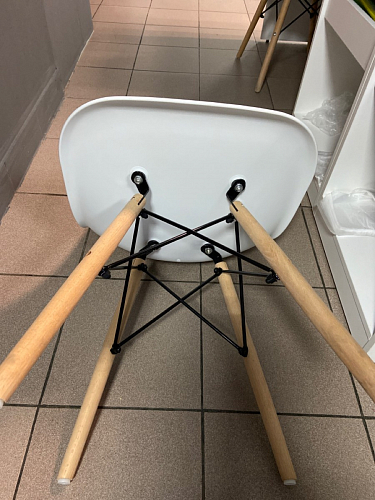 Пластиковый стул Eames PC-015 желтый фото покупателя 378