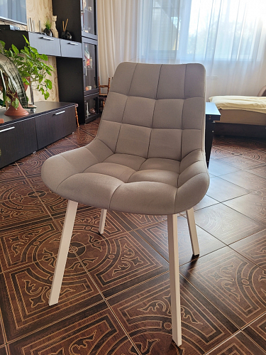 Стул на металлокаркасе Челси К крутящийся бирюзовый / черный фото покупателя 218