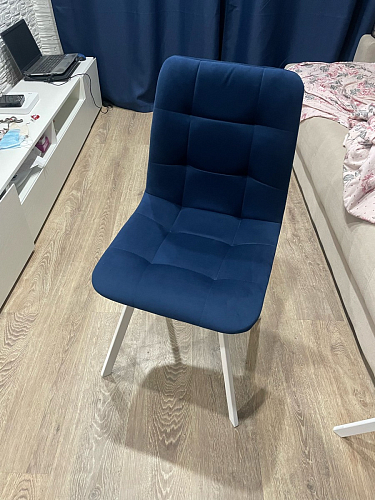 Стул на металлокаркасе Чилли бежевый / белый каркас фото покупателя 1204