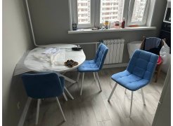 Стул на металлокаркасе Чилли розовый / черный каркас фото покупателя 515