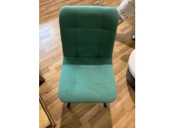 Стул на металлокаркасе Чилли синяя ткань / белый фото покупателя 186