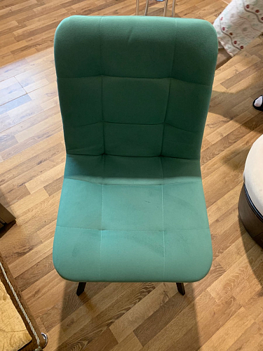 Стул на металлокаркасе Чилли зеленый / белый каркас фото покупателя 186