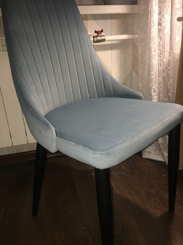 Стул на металлокаркасе Kora green / black фото покупателя 225