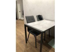 Стол Центавр 120(160)х70х75 файерстоун / черный матовый фото покупателя 9