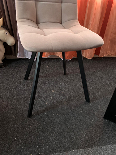 Стул на металлокаркасе Чилли черный / зеленый фото покупателя 830