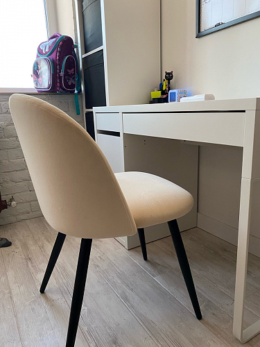 Стул на металлокаркасе Gabi green / black / silver фото покупателя 133