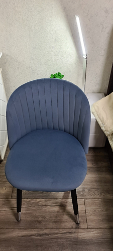 Стул на металлокаркасе Gabi 1 light purple / black фото покупателя 926