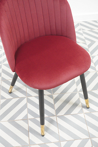 Стул на металлокаркасе Gabi latte / gold / black из шоурума 7