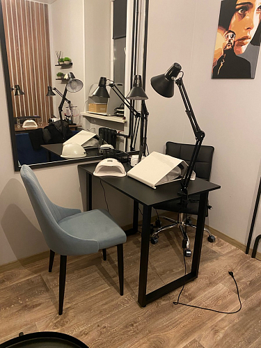 Стул на металлокаркасе Kora dark gray / black фото покупателя 128