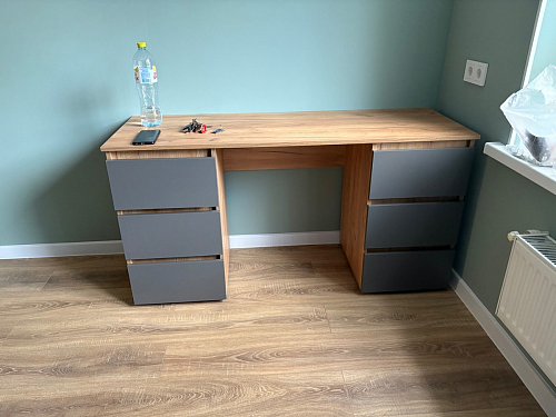 Письменный стол Элла ПС 02 белый / белый фото покупателя 12